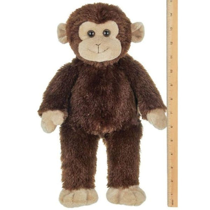 Plush Stuffed Monkey Swings (Snug 'ems) Measuring Standing