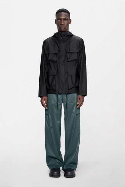 RAINS Pocket Jacket Black Jacket
