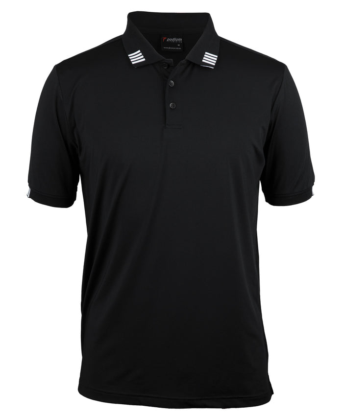 Podium 4 Stripe S/S Stretch Polo 7S4P