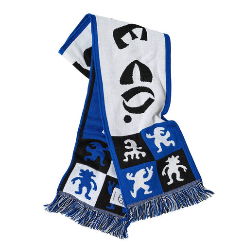 Polar Skate Co. Football Scarf Schal Checkers Blue
