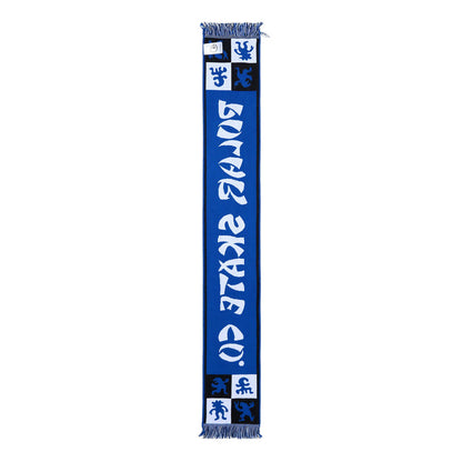 Polar Skate Co. Football Scarf Schal Checkers Blue