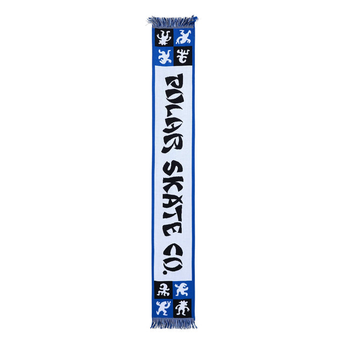 Polar Skate Co. Football Scarf Schal Checkers Blue