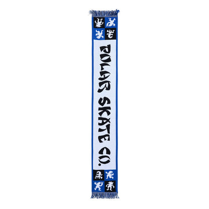 Polar Skate Co. Football Scarf Schal Checkers Blue
