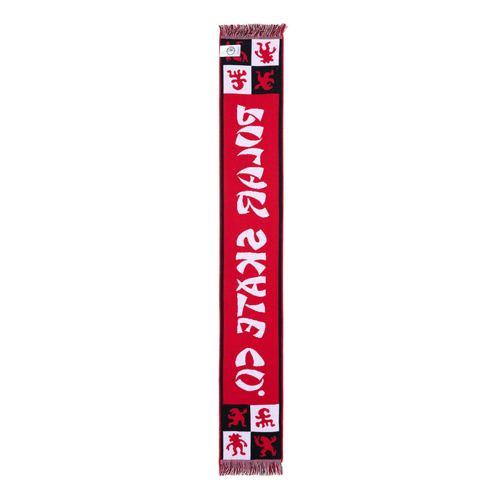 Polar Skate Co. Football Scarf Schal Checkers Red