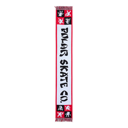 Polar Skate Co. Football Scarf Schal Checkers Red