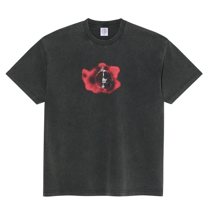 Polar Skate Co. Metal Logo T-Shirt Silver Black