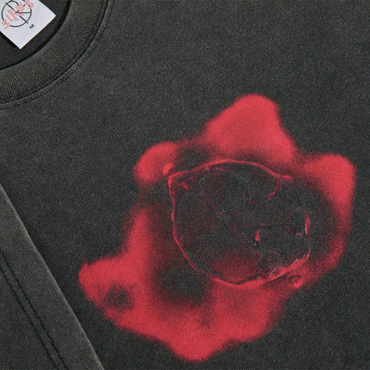 Polar Skate Co. Metal Logo T-Shirt Silver Black
