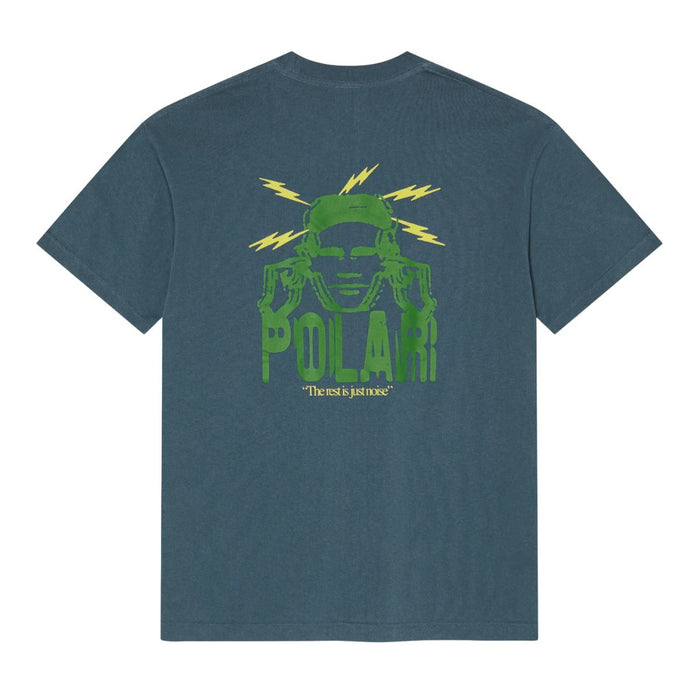 Polar Skate Co. Noise T-Shirt Light Grey Blue