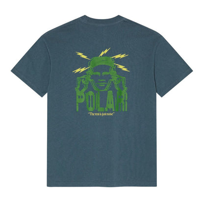 Polar Skate Co. Noise T-Shirt Light Grey Blue