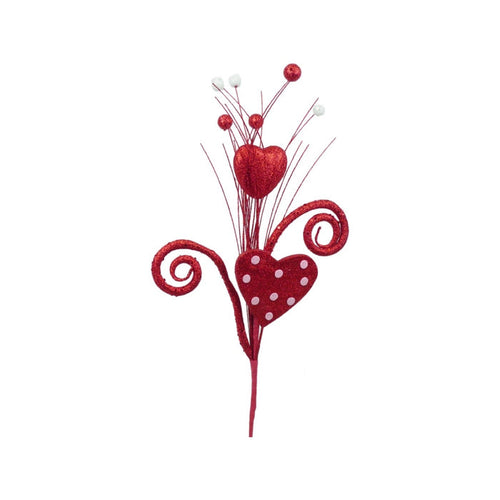 Polka Dot Heart Spray, 19"