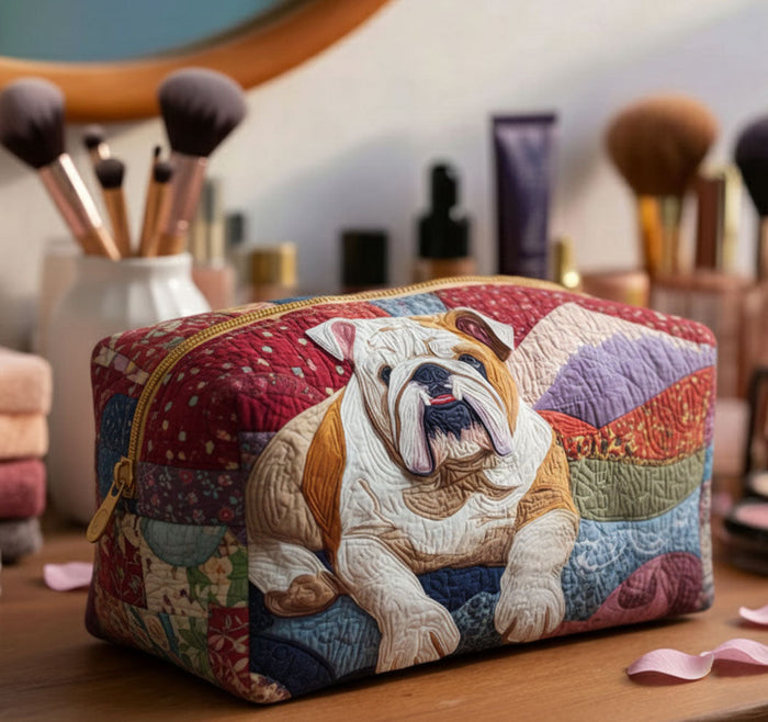 Polstret makeup taske Bulldog Kadel
