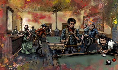 Pool Hall Art Prints by Cody Kuehl