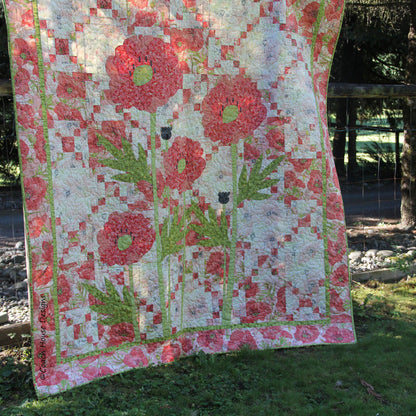 Poppy Garden Quilt Pattern