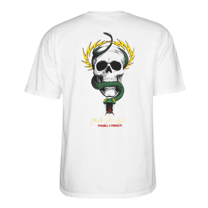Powell Peralta MC Gill Skull & Snake T-Shirt White