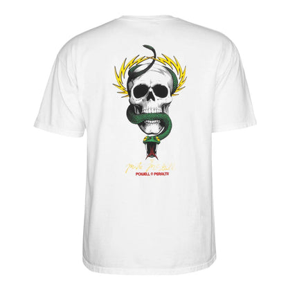 Powell Peralta MC Gill Skull & Snake T-Shirt White