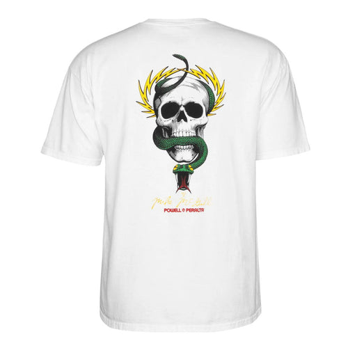 Powell Peralta MC Gill Skull & Snake T-Shirt White