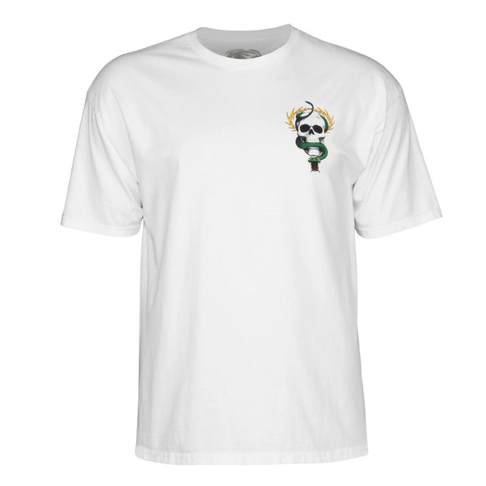 Powell Peralta MC Gill Skull & Snake T-Shirt White