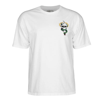 Powell Peralta MC Gill Skull & Snake T-Shirt White