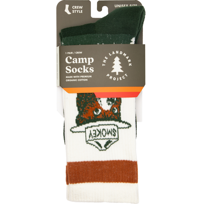 Prevent Wildfires Sock: Spruce / L/XL