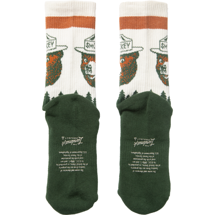 Prevent Wildfires Sock: Spruce / L/XL
