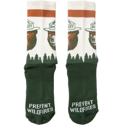 Prevent Wildfires Sock: Spruce / S/M
