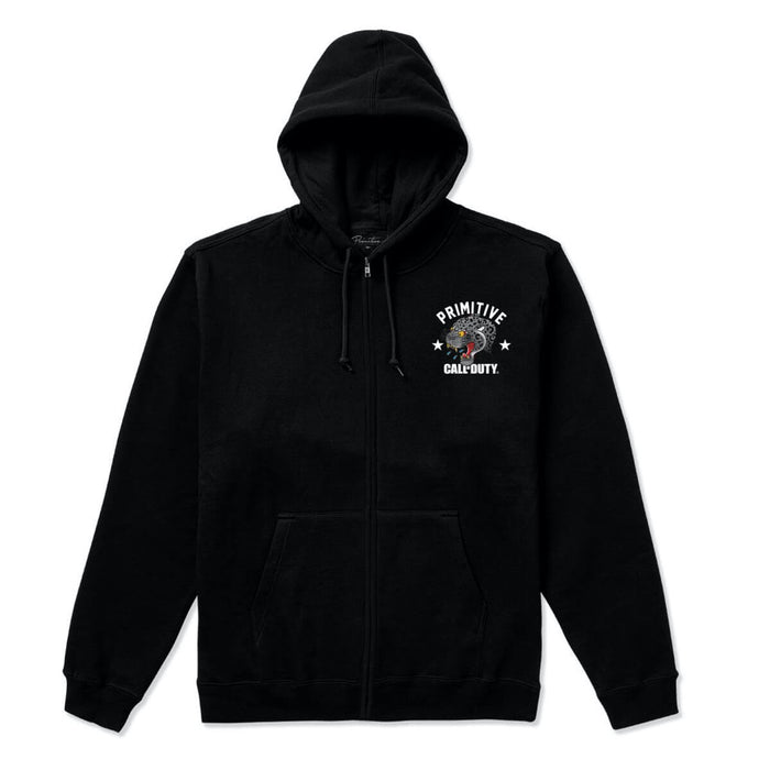 Primitive x Call Of Duty Black Jaguar Zip Hoodie Black