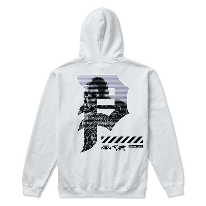 Primitive x Call Of Duty Mapping Dirty P Hoodie White