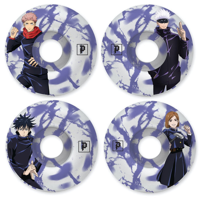 Primitive x Jujutsu Kaisen Skate Wheels 54mm Purple