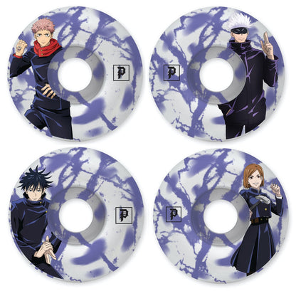 Primitive x Jujutsu Kaisen Skate Wheels 54mm Purple