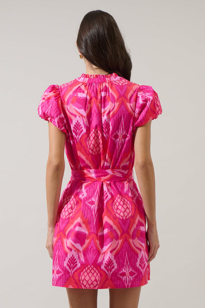 Prissa Ikat Orela Shift Mini Dress