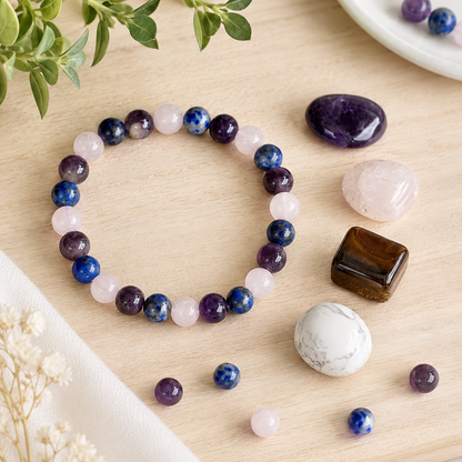 Promoting INNER PEACE Crystal Kit, Gemstone Tumble Kit, Inner Peace Crystal Gift Set