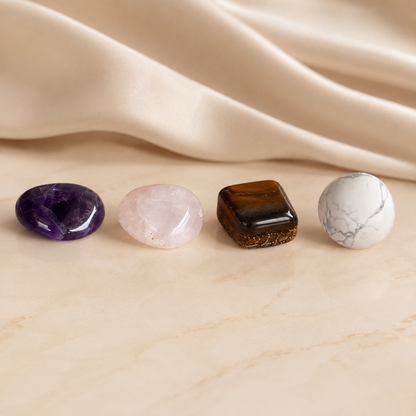 Promoting INNER PEACE Crystal Kit, Gemstone Tumble Kit, Inner Peace Crystal Gift Set