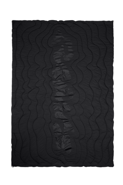 RAINS Puffer Blanket Black Picnic Blanket