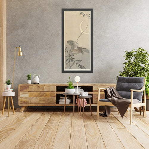 A framed image of