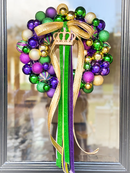 Queen Of The Krewe Wreath