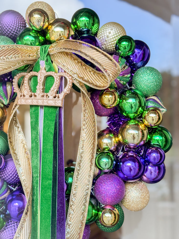Queen Of The Krewe Wreath
