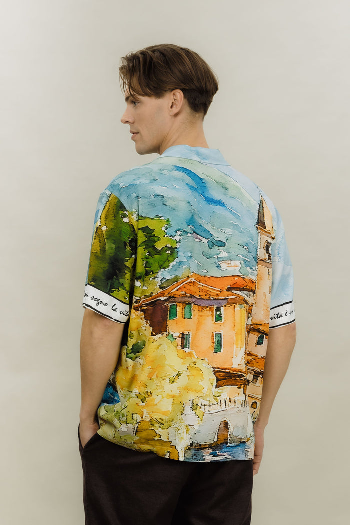 Urban Pioneers Male Raffaello SS Shirt SS SHIRT MULTICOLOUR