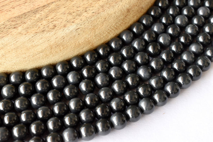 Rainbow Black Obsidian Beads, Natural Round Crystal Beads 4mm to 10mm