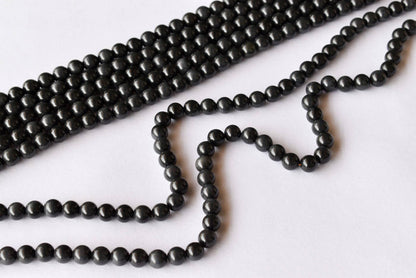 Rainbow Black Obsidian Beads, Natural Round Crystal Beads 4mm to 10mm