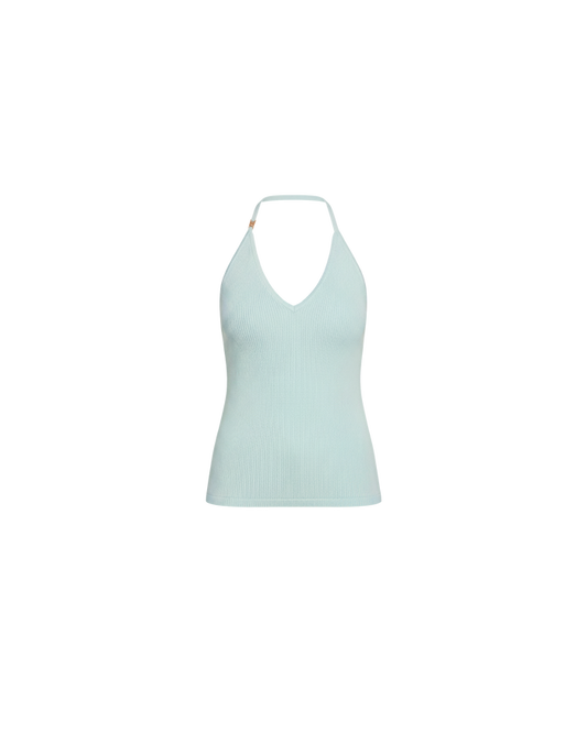 RAMONA HALTER TANK AQUA