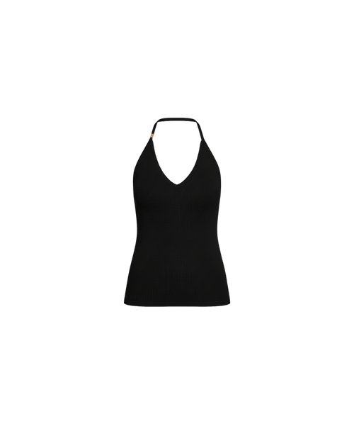 RAMONA HALTER TANK BLACK