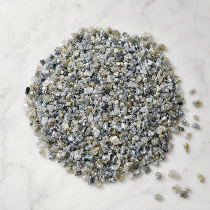 Raw Labradorite Crystal Chips.