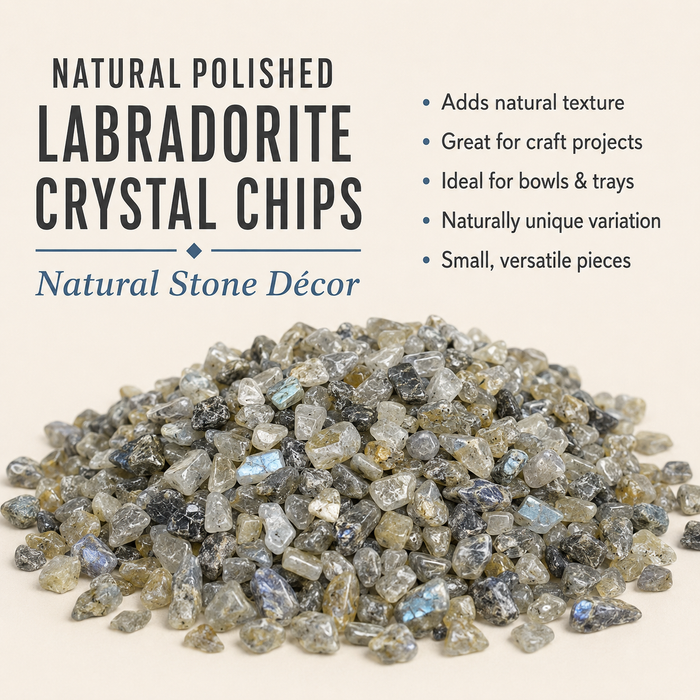 Raw Labradorite Crystal Chips.
