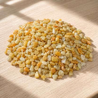 Raw Yellow Aventurine Crystal Chips.