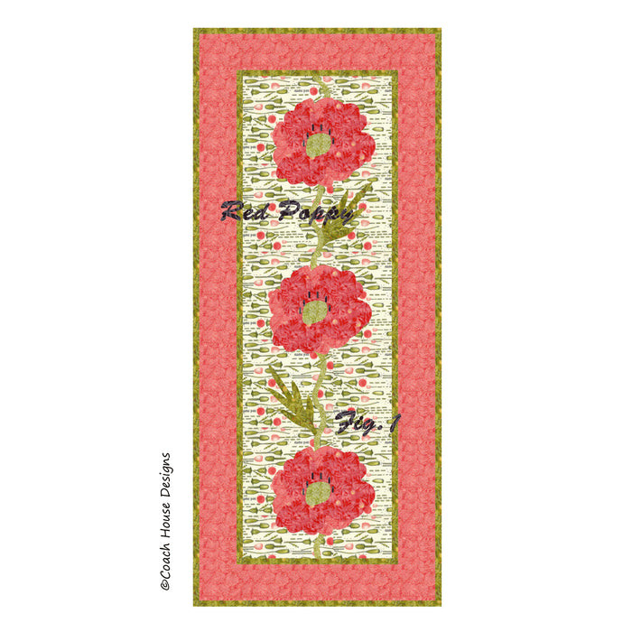 Red Poppy Quilt Pattern