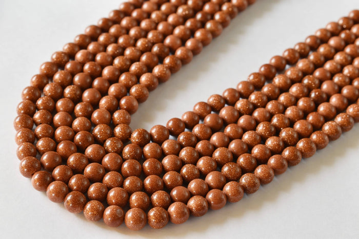 Red Sandstone Beads, Natural Round Crystal Beads 4mm to 16mm