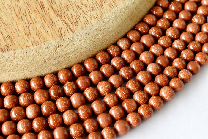 Red Sandstone Beads, Natural Round Crystal Beads 4mm to 16mm