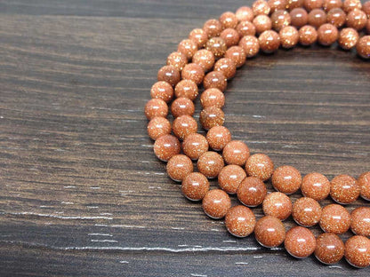 Red Sandstone Gemstone Mala, 108 Prayer Bead Mala.