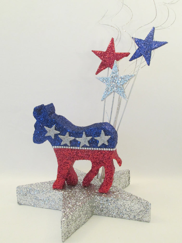 Red, Silver & Blue Stars
