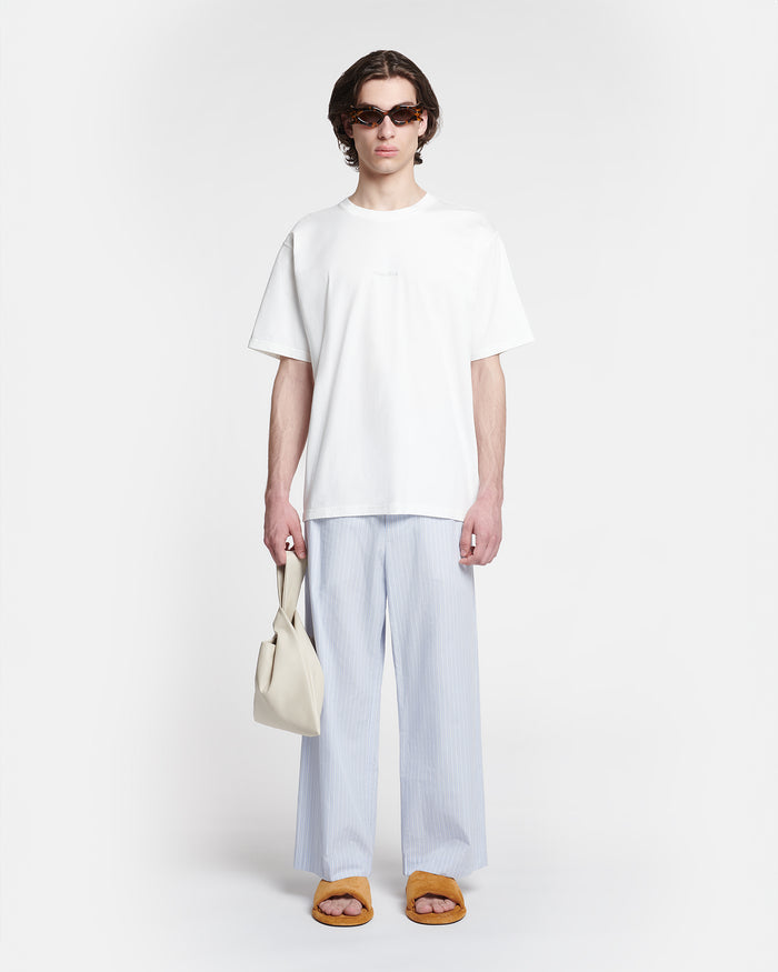 Reece - Embroidered T-shirt  - Off White